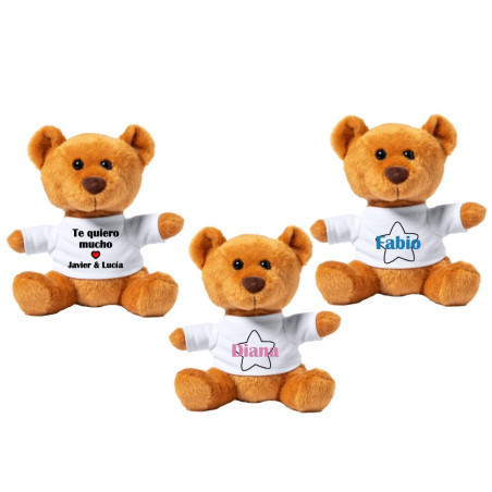 Oso peluche personalizado